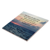 CARREAU FOI À JEREMIAH 29:11 SUNRISE VERSE (Côté)