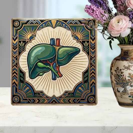 Carreau Foie Anatomique Art Déco