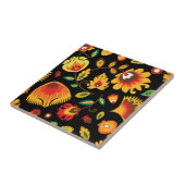 Carreau Folklore de récolte de folklore (Côté)