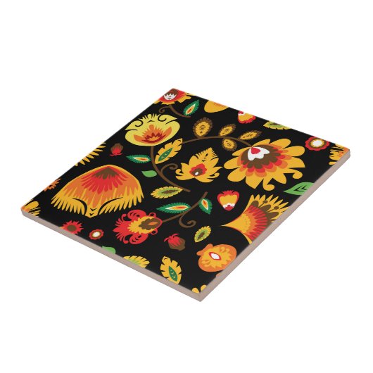 Carreau Folklore de récolte de folklore (Côté)