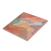Carreau Fond de blobs pastel superposés abstraits (Côté)