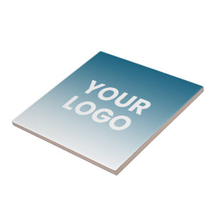 Carreau Fond de couleur   Dégradé blanc et votre logo