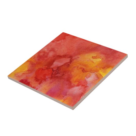 Carreau Fond de peinture d'aquarelle (Côté)