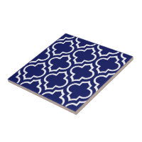 Fond Marocain à Motif Quatrefeuilles Blanc à Faire