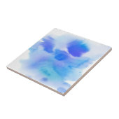 Carreau Fond peint à la main d'aquarelle abstraite (Côté)