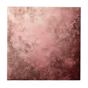 Carreau Fond texturé or rose