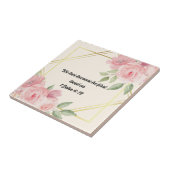 Carreau Fondation éternelle de l'amour (Côté)