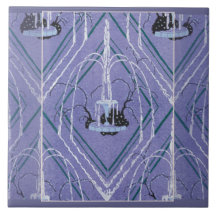 Fontaine Art Déco En Bleu