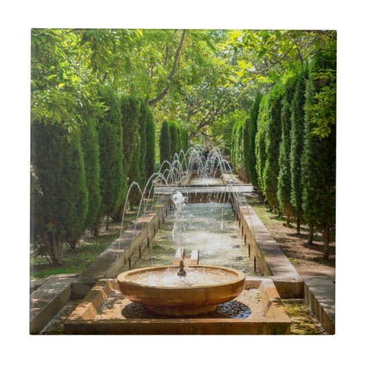 Carreau Fontaine dans les jardins d'Almudaina - Palma de M (Devant)