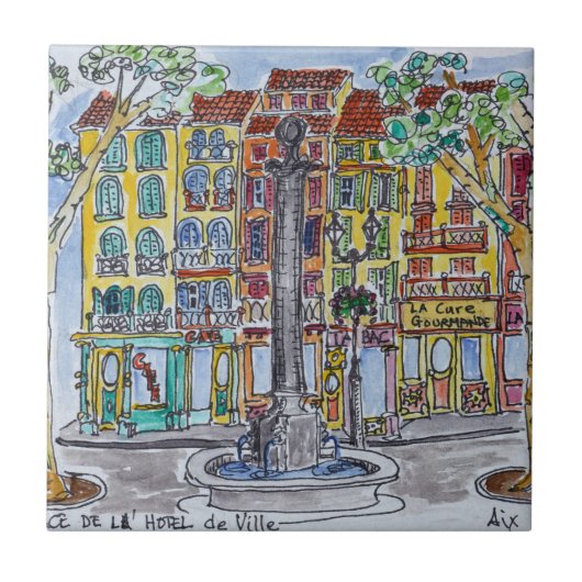 Carreau Fontaine Place de l'Hôtel de Ville (Devant)