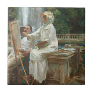 Carreau Fontaine Villa Torlonia Frascati, Italie par Sarge