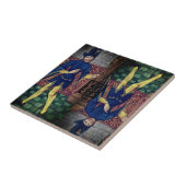 Carreau Fool De Tarot Arcana Majeur À L'Inverse Initiale T (Côté)