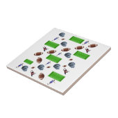 Carreau Football Carrelage en céramique (Côté)