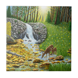 Carreau Forêt à l'aube