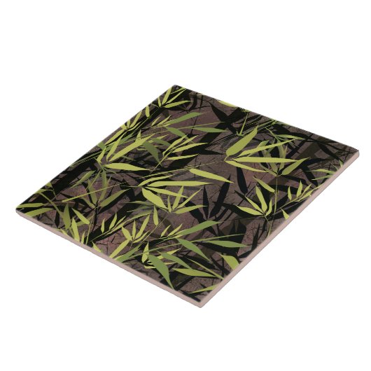 Carreau Forêt de bambou. (Côté)