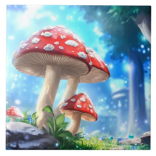 Carreau Forêt de Champignons (Devant)