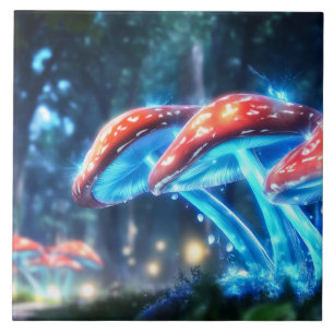 Carreau Forêt de Champignons