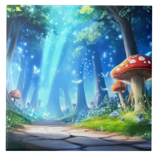 Carreau Forêt de Champignons (Devant)