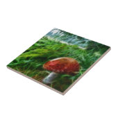 Carreau Forêt de fractale de champignon (Côté)