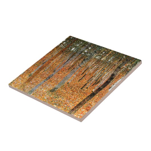 Carreau Forêt de hêtres par Gustav Klimt (Côté)