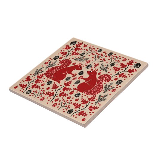 Carreau Forêt d'écureuils (Côté)