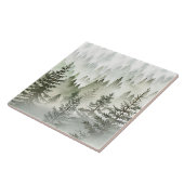Carreau Forêt d'Évèrgreen Misty Aquarelle (Côté)