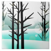 Carreau Forêt d'hiver (Devant)