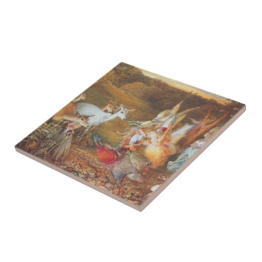 Carreau Forêt enchantée par l'artiste John Anster Fitzgera (Côté)