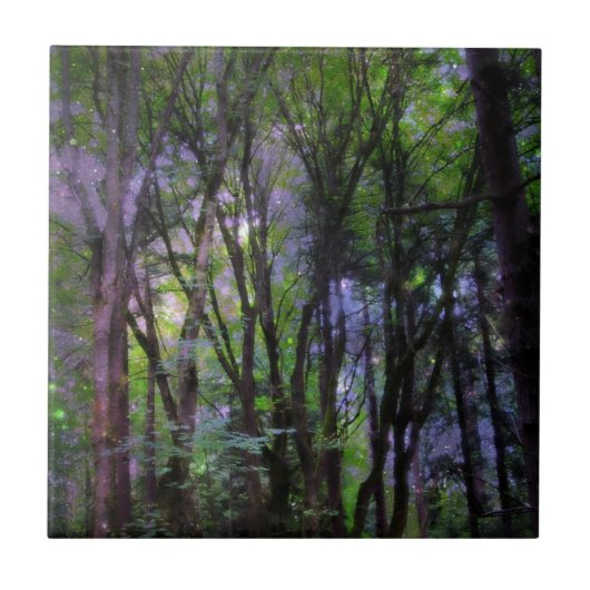 Carreau Forêt surnaturelle de Fairy Lights (Devant)