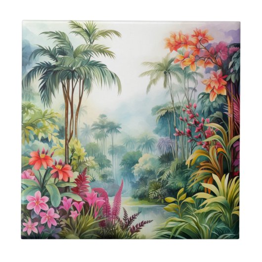 Carreau Forêt tropicale (Devant)