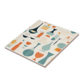 Carreau Forme de Vase moderne du milieu du siècle (Côté)