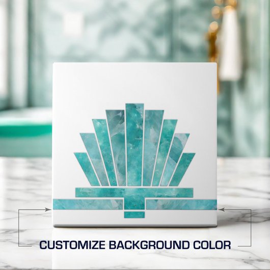 Carreau Forme géométrique du ventilateur Art déco - Change