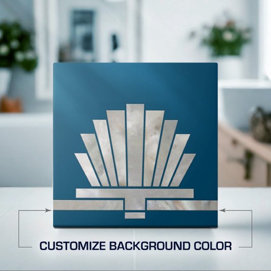 Carreau Forme géométrique du ventilateur Art déco - Change