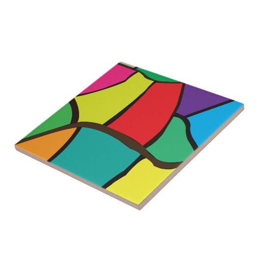 Carreau Formes géométriques colorées (Côté)