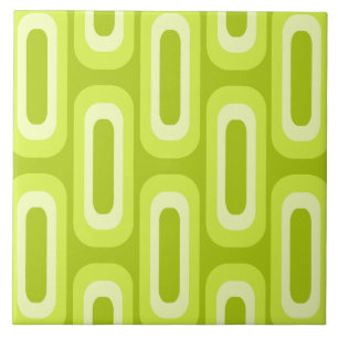 Carreau Formes géométriques du milieu du siècle Chartreuse