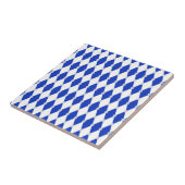 Carreau Formes géométriques en forme de diamant bleu d'Arl (Côté)