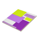 Carreau Formes géométriques en papier multicolore (Côté)