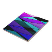 Carreau formes géométriques modernes Abstraites triangles (Côté)