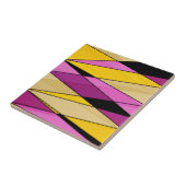 Carreau formes géométriques modernes Abstraites triangles  (Côté)