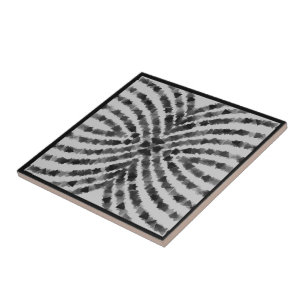 Carreau Formes triangulaires gris-noir translucide hypnoti