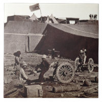 Fort de Pehlang, 1860 (copie d'argent d'albumen)