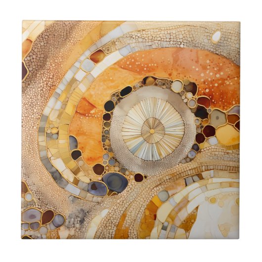 Carreau fossile Abstrait (Devant)