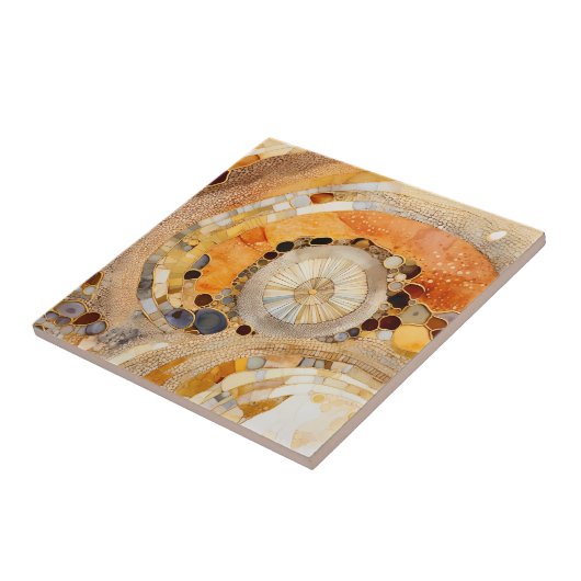 Carreau fossile Abstrait (Côté)