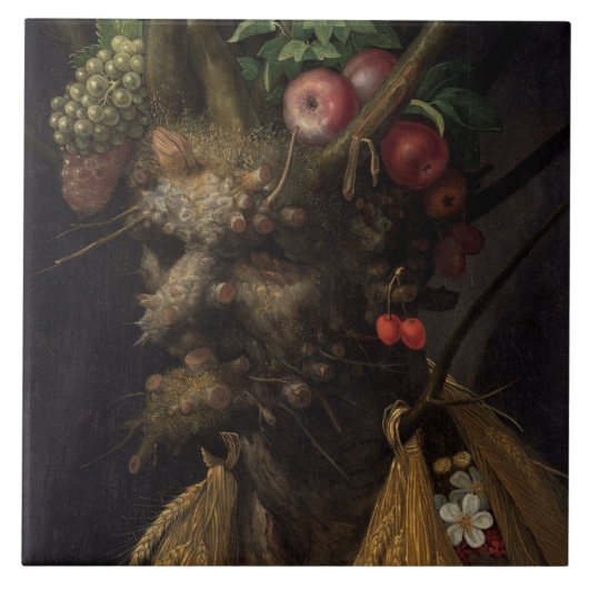 Carreau Four Seasons in the One Head, c.1590 2 (Devant)