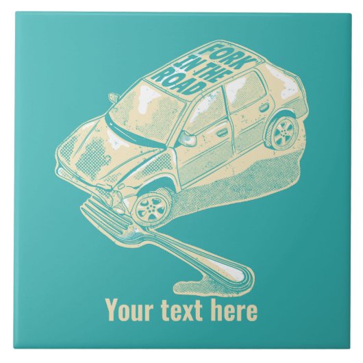 Carreau Fourche dans l'accident de la route (Devant)