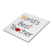 Carreau Fournitures de la meilleure école de Cool du monde (Côté)