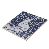 Carreau Fox Blue Grey Granit Pierre Bois Animal Art (Côté)