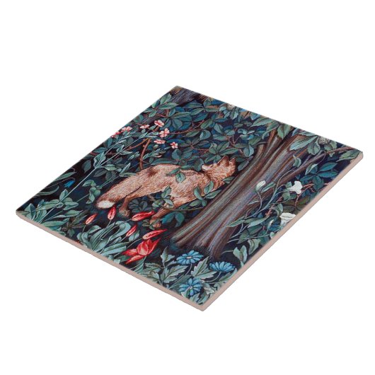 Carreau Fox dans la forêt, William Morris (Côté)