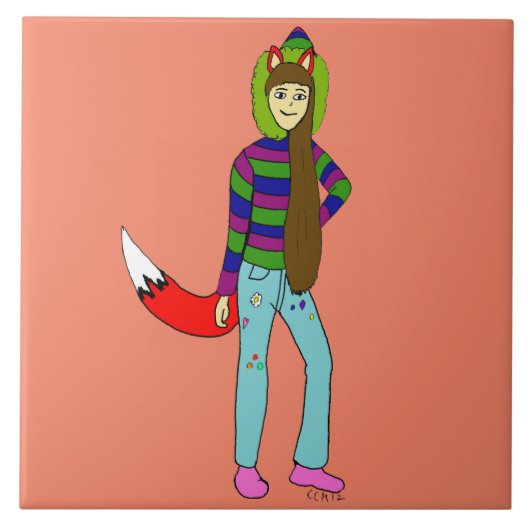 Carreau foxgirl (Devant)