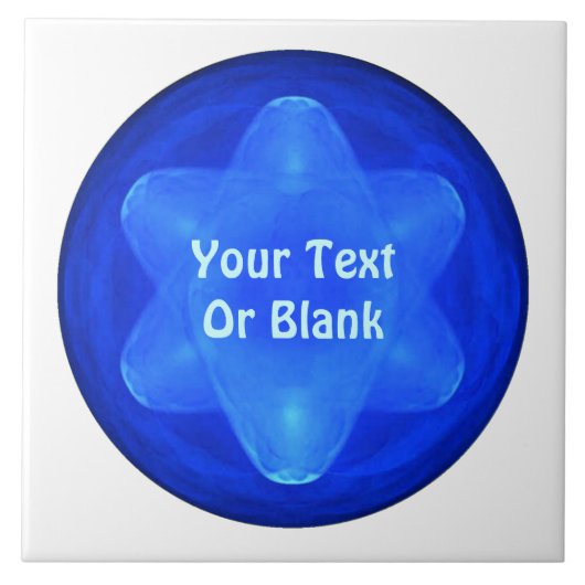 Carreau Fractal Bluestar (Devant)